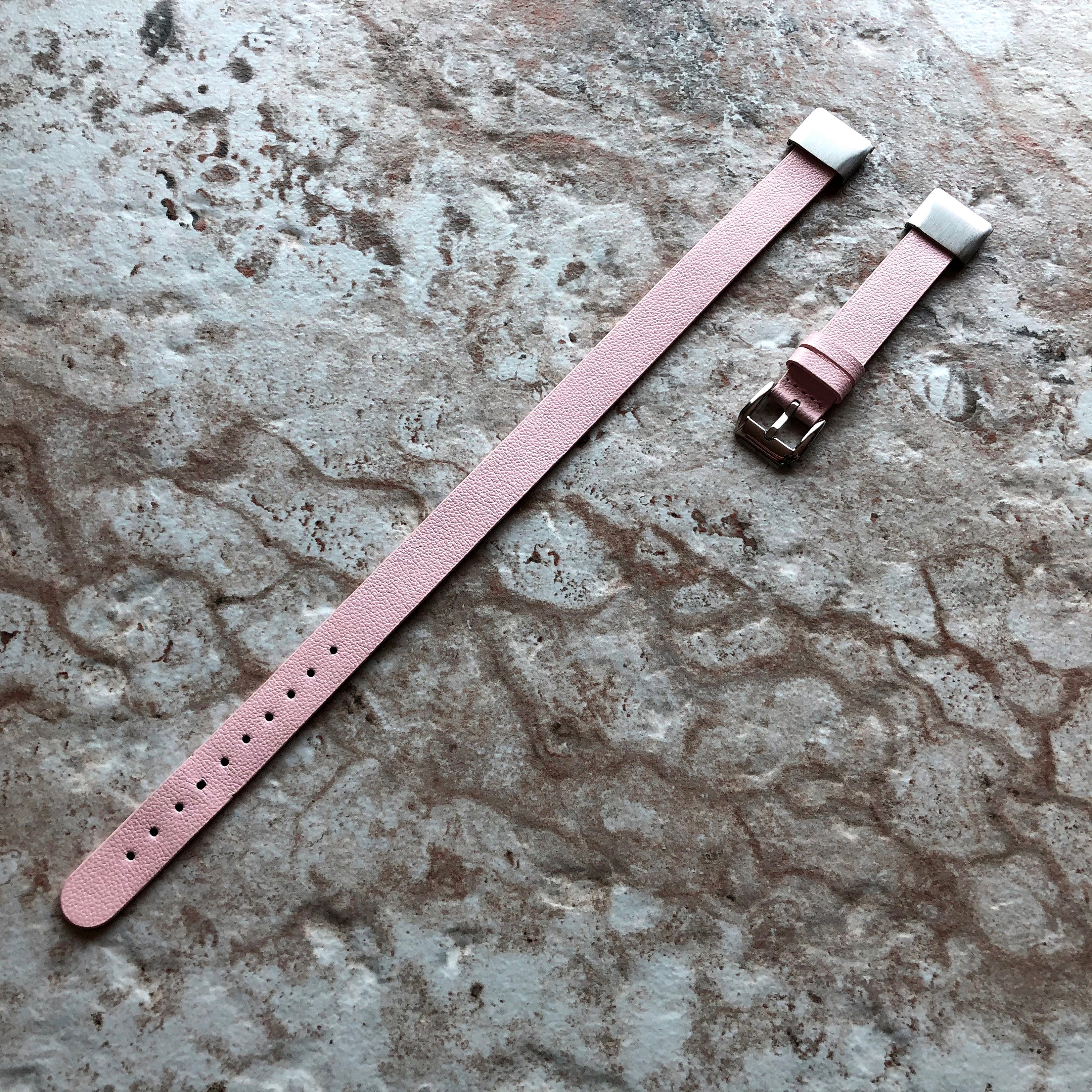 Garmin Pink Double Wrap Band for D2 Delta S Instinct 2S Descent Mk2S Mk3 Mk3i 43mm Approach S70 42mm Leather Quick Fit Watch Strap A20-B18